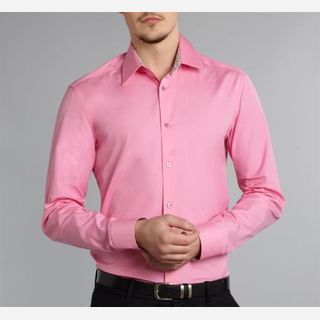 light pink long sleeve bright poplin shirt